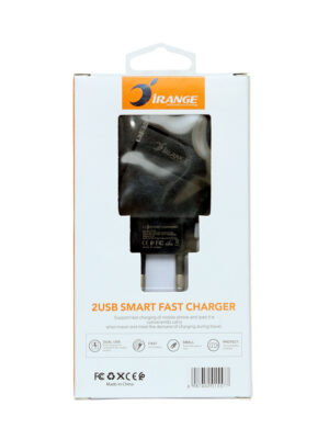 iRange Fast Charger 20W 2x USB ports with Smart Chip